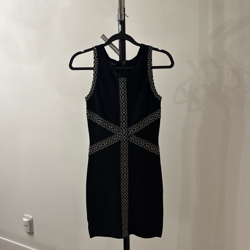 BEBE bodycon knit dress, S
